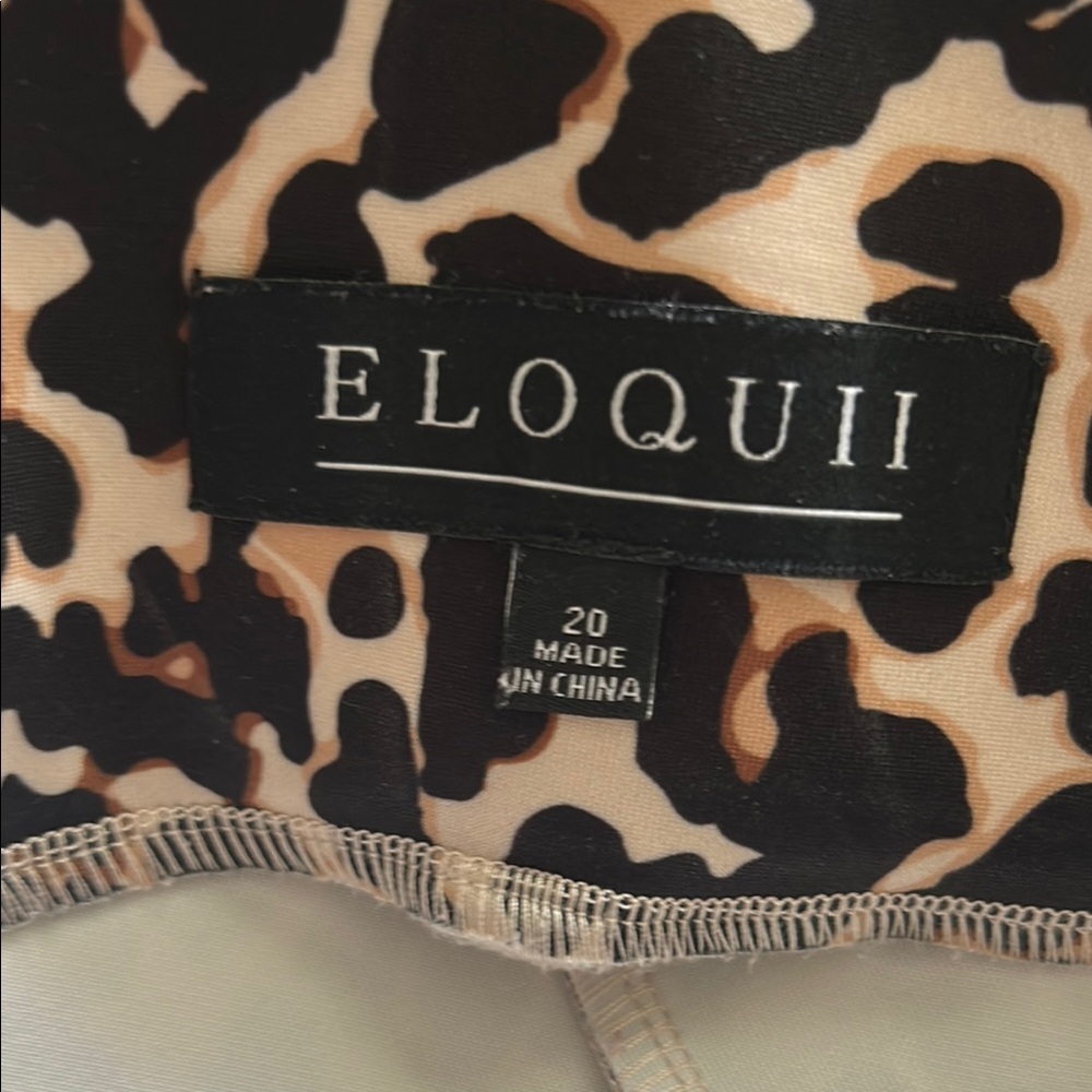 Eloquii Leopard Print Top
